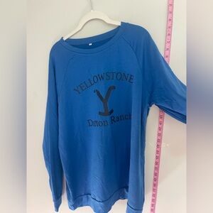 Blue Long Sleeve Shirt 2XL